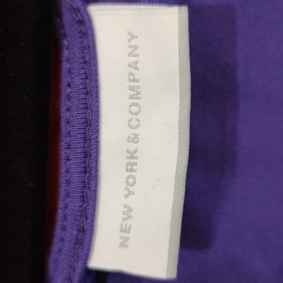 New York and company top sleeveless size large made in Vietnam cotton poly mix L - Picture 3 of 4